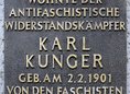Ansicht Gedenktafel Karl Kunger - 1950