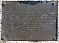 Ansicht Gedenktafel Grenzöffnung Großziethen - Buckow