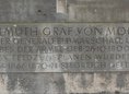 Ansicht Gedenktafel Helmuth Graf von Moltke