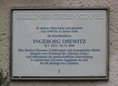 Ansicht Gedenktafel Ingeborg Drewitz - 1996