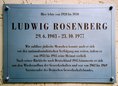 Ansicht Gedenktafel Ludwig Rosenberg - 2003