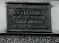Ansicht Gedenktafel Karl Friedrich von Kloeden - 1903
