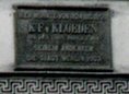 Ansicht Gedenktafel Karl Friedrich von Kloeden - 1903