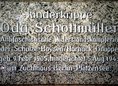 Ansicht Gedenktafel Oda Schottmüller