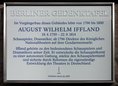 Ansicht Gedenktafel August Wilhelm Iffland - 2017
