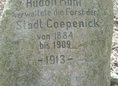 Ansicht Gedenktafel Rudolf Rühl - 1913