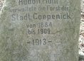 Ansicht Gedenktafel Rudolf Rühl - 1913