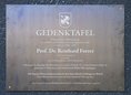 Ansicht Gedenktafel Reinhard Furrer