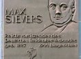 Ansicht Gedenktafel Max Sievers