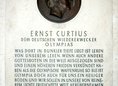 Ansicht Gedenktafel Olympische Förderer