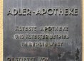 Ansicht Gedenktafel Adler-Apotheke - 1987