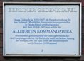 Ansicht Gedenktafel Alliierte Kommandantur - 1998