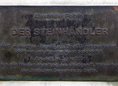 Ansicht Gedenktafel Der Steinhändler - 2001