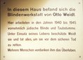 Ansicht Gedenktafel Blindenwerkstatt Otto Weidt - 1993