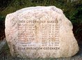 Ansicht Gedenktafel Opfer der Mauer