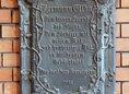 Ansicht Gedenktafel Hermann Gilka - 1902