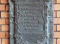 Ansicht Gedenktafel Hermann Gilka - 1902