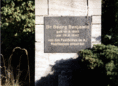 Ansicht Gedenktafel Georg Benjamin