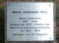Ansicht Gedenktafel Maria Amalie Jankowski - 2001