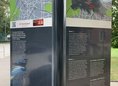 Ansicht Gedenktafel Fußballroute - 3:9 Olympiapark - 2015