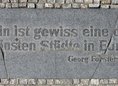 Ansicht Gedenktafel Zitate zu Berlin