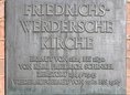 Ansicht Gedenktafel Friedrichswerdersche Kirche