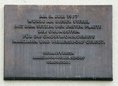 Ansicht Gedenktafel Sozialistischer Wohnungsbau