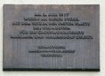 Ansicht Gedenktafel Sozialistischer Wohnungsbau