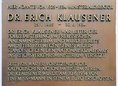 Ansicht Gedenktafel Erich Joseph Klausener - 1988