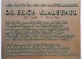 Ansicht Gedenktafel Erich Joseph Klausener - 1988