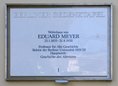 Ansicht Gedenktafel Eduard Meyer - 1988