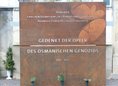 Ansicht Gedenktafel Opfer des osmanischen Genozids