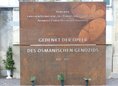 Ansicht Gedenktafel Opfer des osmanischen Genozids
