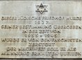 Ansicht Gedenktafel Jüdischer Friedhof Schönhauser Allee - 1961