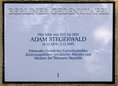 Ansicht Gedenktafel Adam Stegerwald - 1988