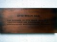 Ansicht Gedenktafel Otto Braun
