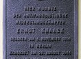 Ansicht Gedenktafel Ernst Knaack - 1957