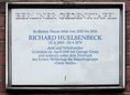 Ansicht Gedenktafel Richard Huelsenbeck