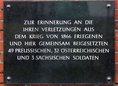 Ansicht Gedenktafel Kriegsopfer