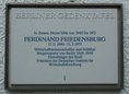 Ansicht Gedenktafel Ferdinand Friedensburg - 1995