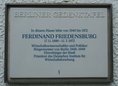 Ansicht Gedenktafel Ferdinand Friedensburg - 1995