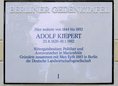 Ansicht Gedenktafel Adolf Kiepert - 1989