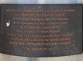 Ansicht Gedenktafel Polizeipräsidium - 1987