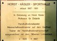 Ansicht Gedenktafel Horst Käsler