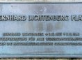 Ansicht Gedenktafel Bernhard Lichtenberg - 1985