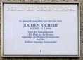 Ansicht Gedenktafel Jochen Richert - 1993