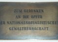 Ansicht Gedenktafel Opfer des Nationalsozialismus - 2003