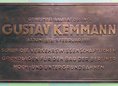 Ansicht Gedenktafel Gustav Kemmann - 1932