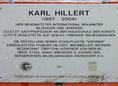 Ansicht Gedenktafel Karl Hillert - 2007