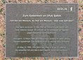 Ansicht Gedenktafel Ufuk Şahin - 2026